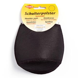 Schulterpolster ohne Haken Raglan [2 Stück | 12 x 12 x 4,5 cm] - schwarz | KLEIBER, 