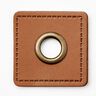 Ösenpatch [30 x 30 mm] – bronze/kupfer,  thumbnail number 1