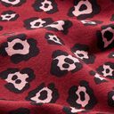 French Terry Sommersweat Leo – karminrot/rosa, 