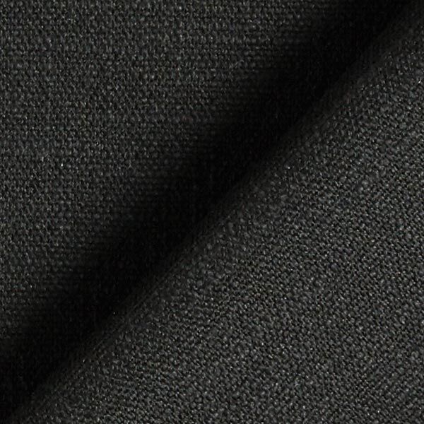 Stretch Leinenstoff Mix – schwarz | Reststück 50cm
