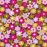 Baumwolljersey bunte Blumen | Poppy Fabrics – traube,  thumbnail number 1