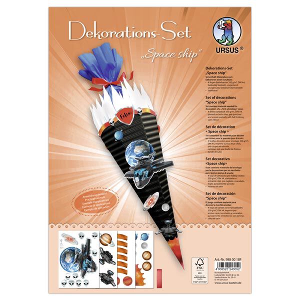 Dekorations-Set Spaceship, image number 1