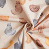 Dekostoff Halbpanama gemalte Katzen – hellbeige,  thumbnail number 3