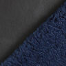 B-Ware Lederimitat mit Kunstfell Abseite Uni – schwarz/marineblau,  thumbnail number 1
