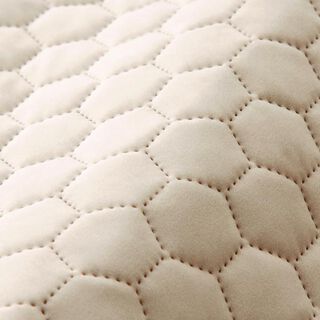 Polsterstoff gesteppter Samt Waben – sand, 