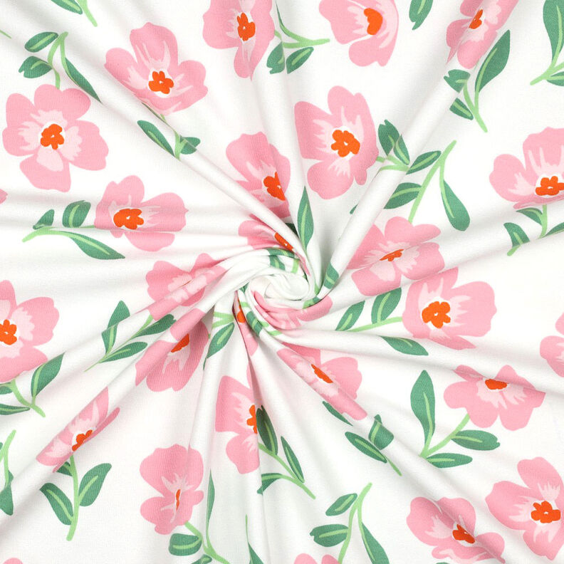 Sweatshirt angeraut Blumen | by Poppy – elfenbein/rosa, image number 3