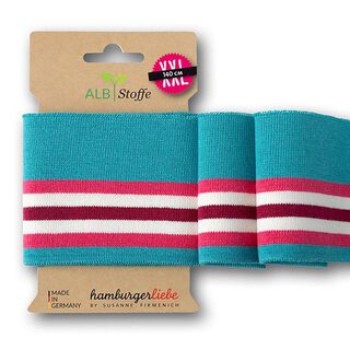 GOTS Bio Strickbündchen CUFF ME COLLEGE [140 cm | 7,5 cm] | Albstoffe | Hamburger Liebe, 