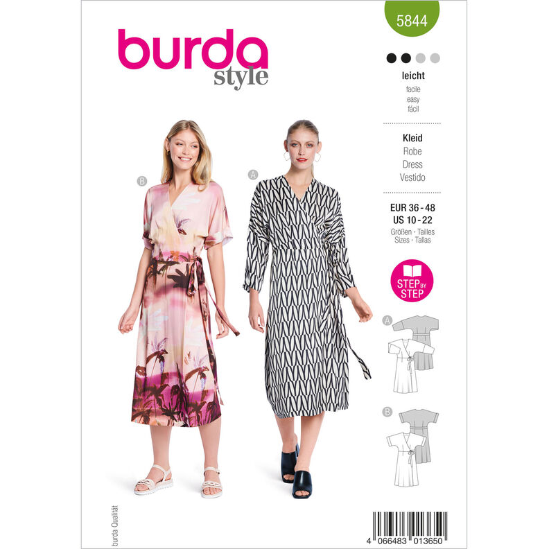 Kleid | Burda 5844 | 36-48,  image number 1