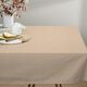 Dekostoff Gitter-Karo recycelt – dunkelbeige,  thumbnail number 7