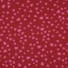 Sommersweat Herzen | Poppy Fabrics – dunkelrot/pink,  thumbnail number 1