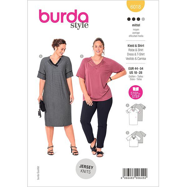 Kleid / Shirt | Burda 6018 | 44-54,  image number 1