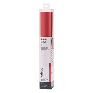 Cricut Smart Vinylfolie Permanent für Cricut Explore 3 und Cricut Maker 3 [ 33 x 91 cm ] – rot, 