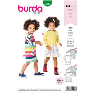 Shirtkleid | Burda 9296 | 56-98, 