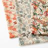 Dekostoff Halbpanama floral – apricot/natur,  thumbnail number 5
