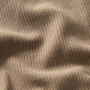Rippenjersey feine 2-1-1-1 Rippen &ndash; taupe, 