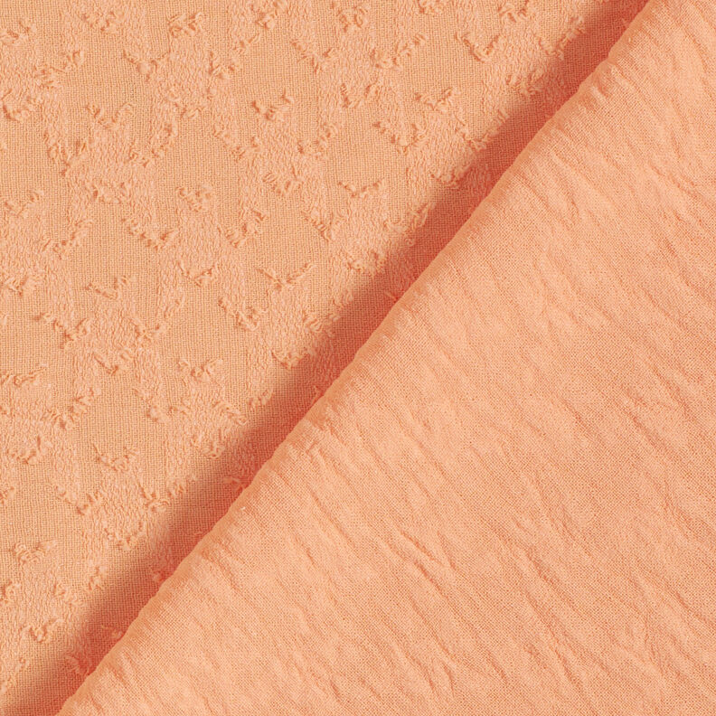 Jacquard Dobby Hahnentritt – apricot,  image number 6