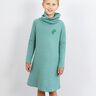 POLLY - gemütliches Sweatkleid mit Rollkragen | Studio Schnittreif |98-152,  thumbnail number 5