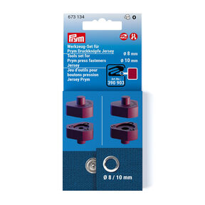 Werkzeug-Set Druckknöpfe Jersey [Ø 8 + 10 mm] | Prym – beere, 