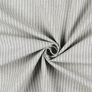 Möbelstoff Jacquard Streifen – hellgrau, 