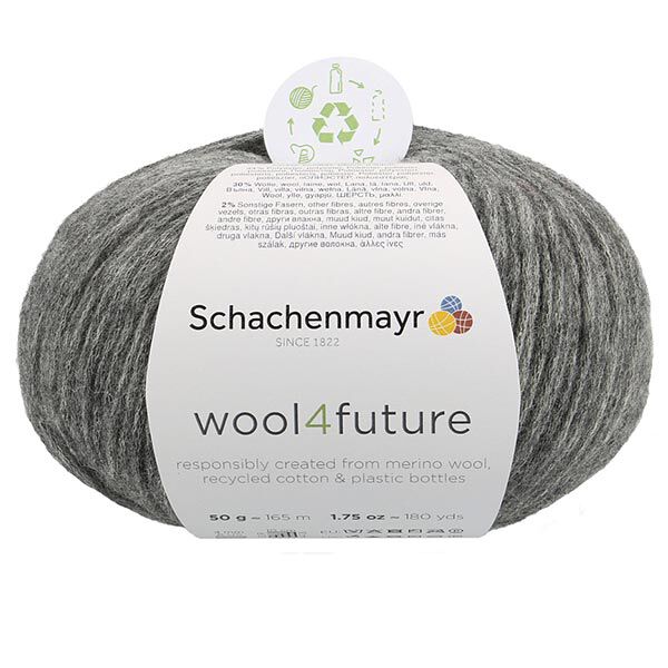 Wool4future, 50g (0098) - grau | Schachenmayr,  image number 2