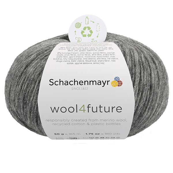 Wool4future, 50g (0098) - grau | Schachenmayr