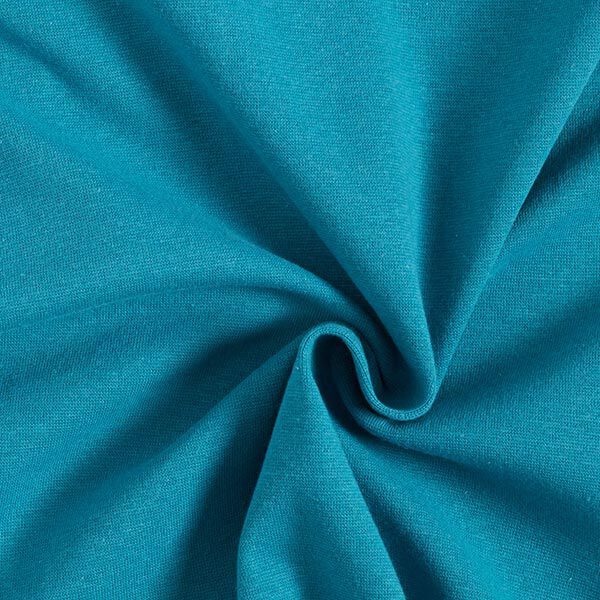GOTS Baumwollbündchen OCEAN LOVE | Albstoffe – petrol, image number 1