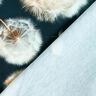 Baumwolljersey Pusteblumen Bordürenstoff | Glitzerpüppi – schwarzblau/mandel,  thumbnail number 4