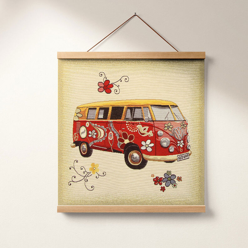 Gobelinstück Bunter Bulli VW,  image number 5