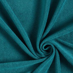 Frotteestoff Stretch Uni – petrol, 