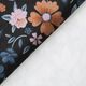 Babycord romantische Blumenwiese Digitaldruck – schwarz,  thumbnail number 4