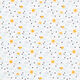Baumwollpopeline Himmel – weiss/himmelblau – Muster,  thumbnail number 1