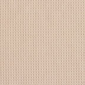 Frotteestoff/Waffelpiqué Uni – helltaupe, 