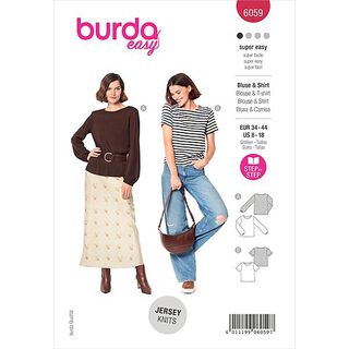 Bluse | Burda 6059 | 34-44, 