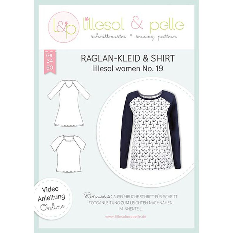 Raglan-Kleid / Shirt | Lillesol & Pelle No. 19 | 34-50,  image number 1