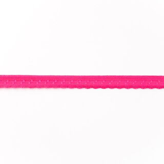 Elastisches Einfassband Spitze [12 mm] – intensiv pink, 
