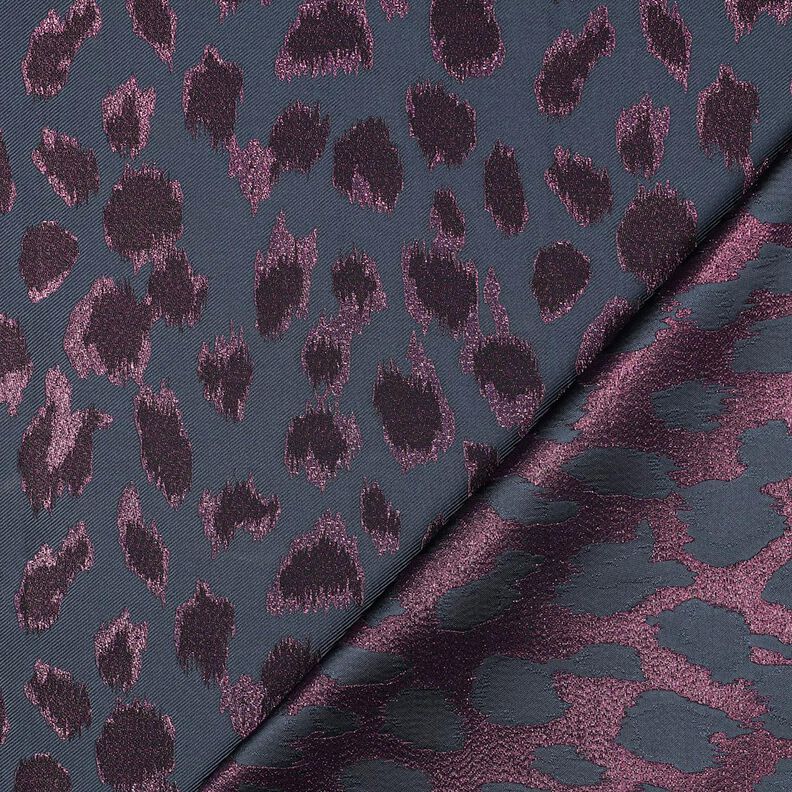 Jacquard Leo Metallic | Poppy Fabrics – anthrazit, image number 4