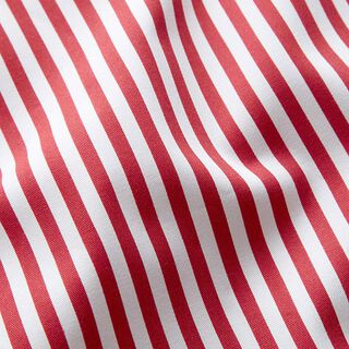 Baumwoll-Stretch Streifen – rot/weiss, 