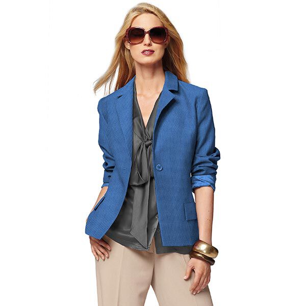 Breitcord Uni – jeansblau | Reststück 100cm