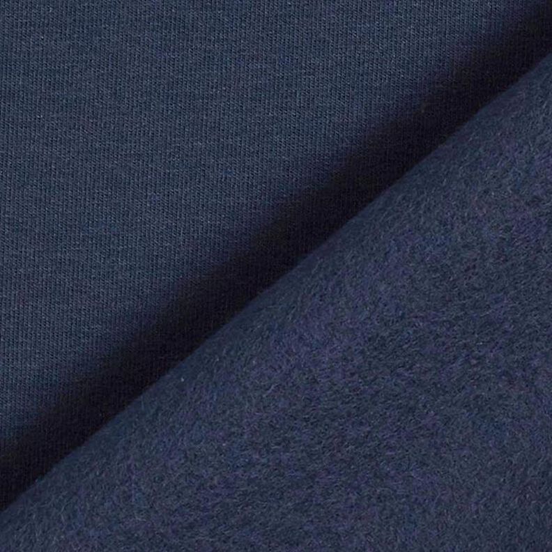 Leichter Baumwollsweat Uni – nachtblau,  image number 5