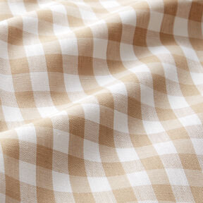 Baumwollstoff Vichykaro 1 cm – anemone/weiss, 