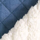 Jeans-Teddy Steppstoff  – stahlblau,  thumbnail number 4