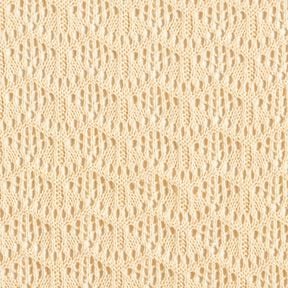 Strickstoff Wellenmuster &ndash; creme, 