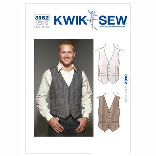 Herrenweste | KwikSew 3662 | S-XXL, 