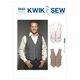 Herrenweste | KwikSew 3662 | S-XXL,  thumbnail number 1