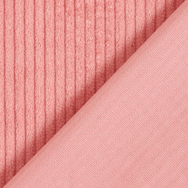 Breitcord vorgewaschen Uni – dunkelaltrosa | Reststück 50cm