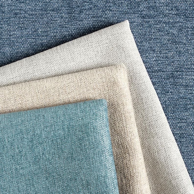 Polsterstoff Chenille Melange – wollweiss/silbergrau, image number 4