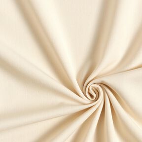 Viskose Twill Stretch Uni &ndash; creme, 