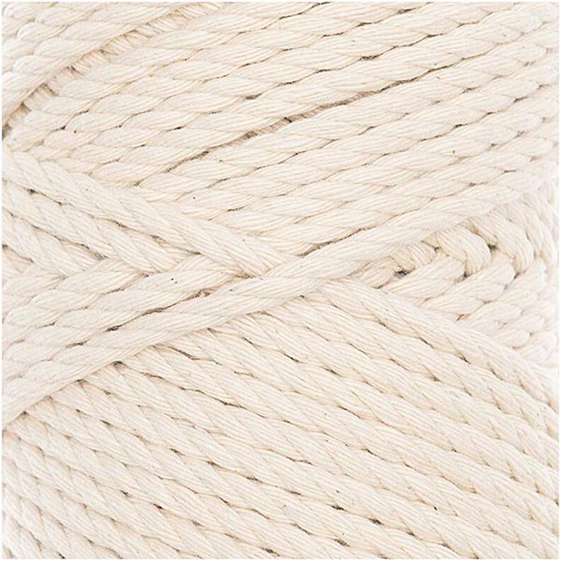 Creative Cotton Cord Skinny Makramee-Garn [3mm] | Rico Design - natur,  image number 2