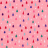 Baumwollstoff Popeline Mini Tannen – pink/weiss,  thumbnail number 1