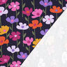 French Terry Sommersweat bunte Blumen | Poppy Fabrics – marineblau,  thumbnail number 4